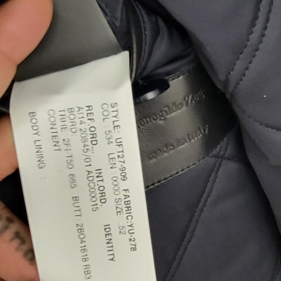 Ermenegildo Zegna Wool & Cashmere Blend Knee Length Overcoat - Picture 8 of 15